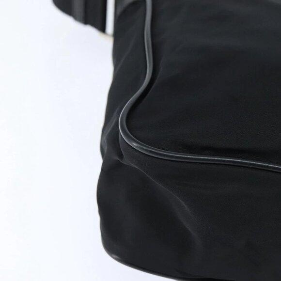 PRADA Shoulder Bag Nylon Black Silver Auth am9554 - Picture 4 of 16